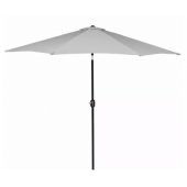 GARDEN UMBRELLA Light Grey 300 CM