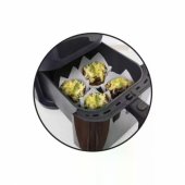 Kēksiņu papīra formiņas 12 gab. baltas Air Fryer