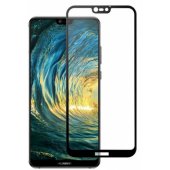 "5D Full Glue Tempered Glass Huawei P20 Lite" Black