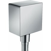 FixFit Wall outlet Square with non-return valve Chrome
