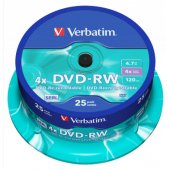 DVD-RW 4.7 GB 4x 25 pcs (252960)