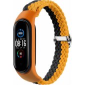 Braided Strap Smart Band M3/ M4/ M5/ M6 Orange-Gray