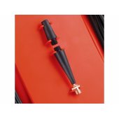 BLACK + DECKER compressor ASI200-XJ, 8,27bar, air pump (orange / black