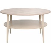 LESTER 80x80xH45cm Light Wood/ Beige