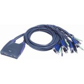 4-Port USB VGA/ Audio Cable KVM Switch (0.9m, 1.2m)