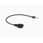 Adapter RJ9 2x 3.5mm 25cm Black