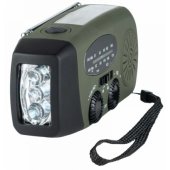 Emergency radio Solar-Dynamo Green