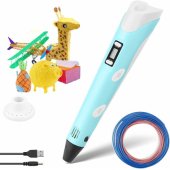 3D printing pen for creating figures from PLA / ABS Blue FUS3DPENBL